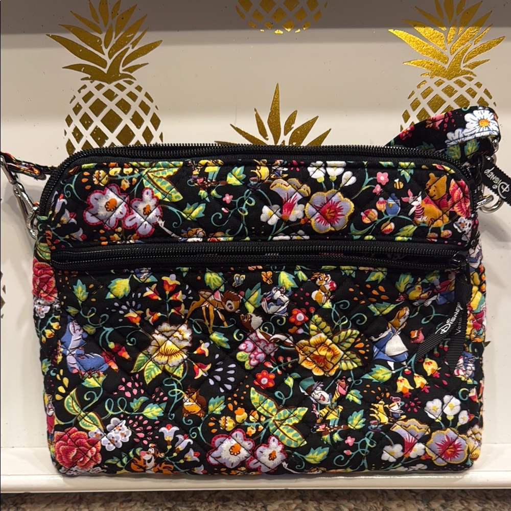 Disney Vera Bradley Black Crossbody Bag